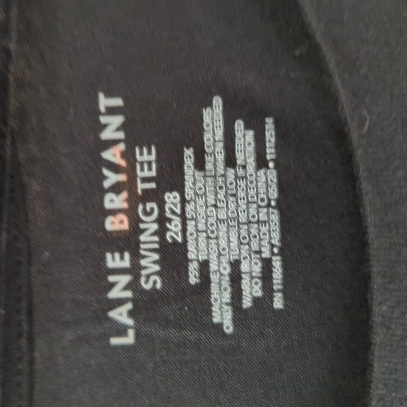 Lane Bryant Fits That Flatter Cutwork Floral Swing Top 26/28 - Picture 6 of 10